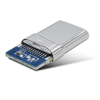 DIY USB Ｃ 케이블을 위한 PD 3.0 USB 3.1 C형 숫놈 커넥터 땜납