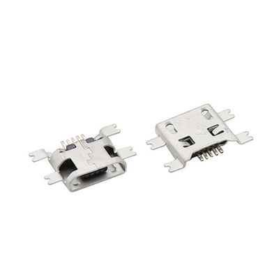 싱크 유형 패널 마운트 마이크로 USB 여성 충전 소켓 커넥터 1.17mm SMT