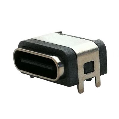 IP67 Waterproof USB Connector 6pin horizontal surface mount USB Type C Female Connector