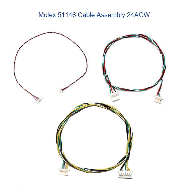 A1254 SMD 하우징 홀더와 5P 6P 전기 배선 장비 몰렉스 51146 1.25 밀리미터