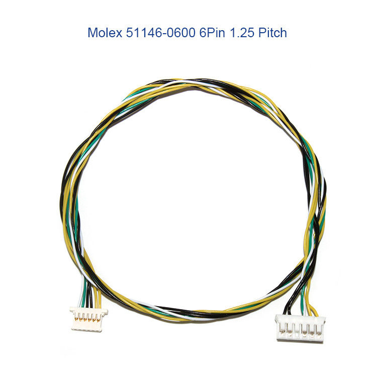 A1254 SMD 하우징 홀더와 5P 6P 전기 배선 장비 몰렉스 51146 1.25 밀리미터