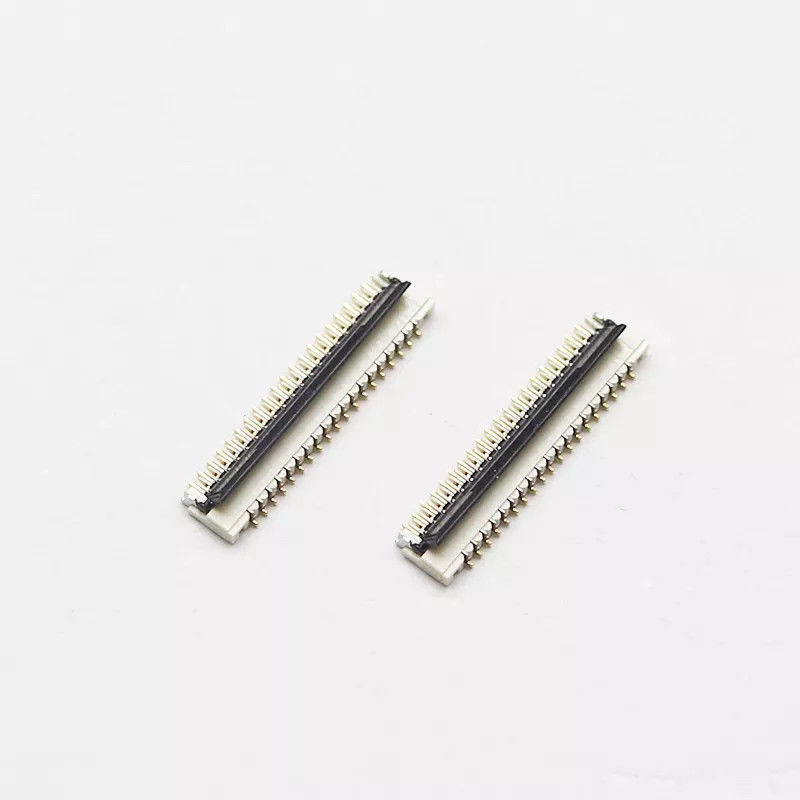 전자적 간격 0.3MM 높이 1.0 밀리미터 PCB 연결기 13-71pin 하부 콘택