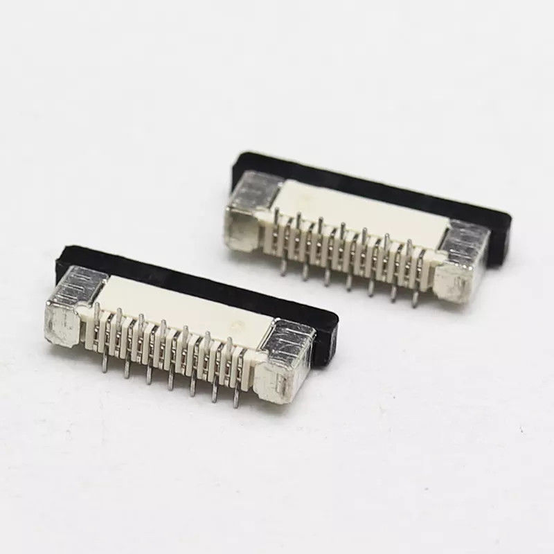 ZIF SMT FPC FFC 연결기 0.5MM 1.0MM 피치 H2.0mm 수직의 타입