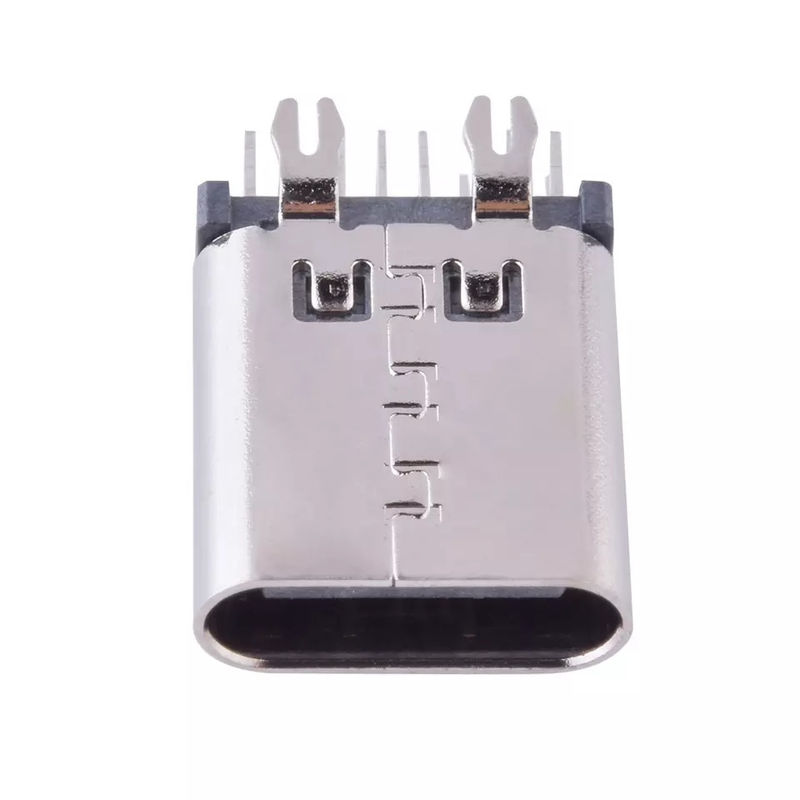 DIP 수직 마운트 USB 유형 C 14 핀 커넥터 10.5mm 180도