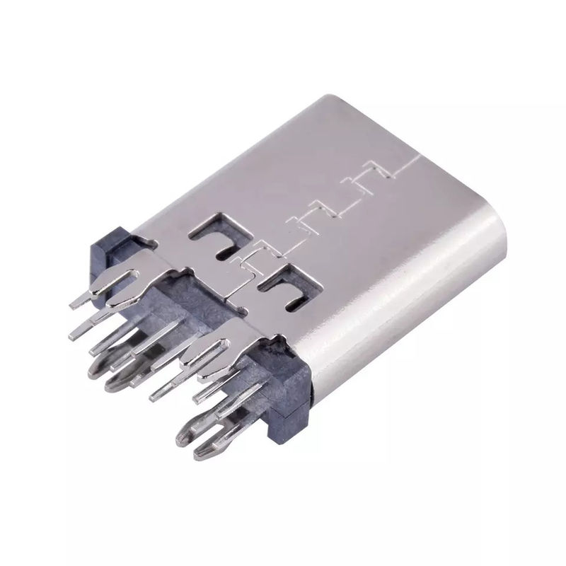 DIP 수직 마운트 USB 유형 C 14 핀 커넥터 10.5mm 180도