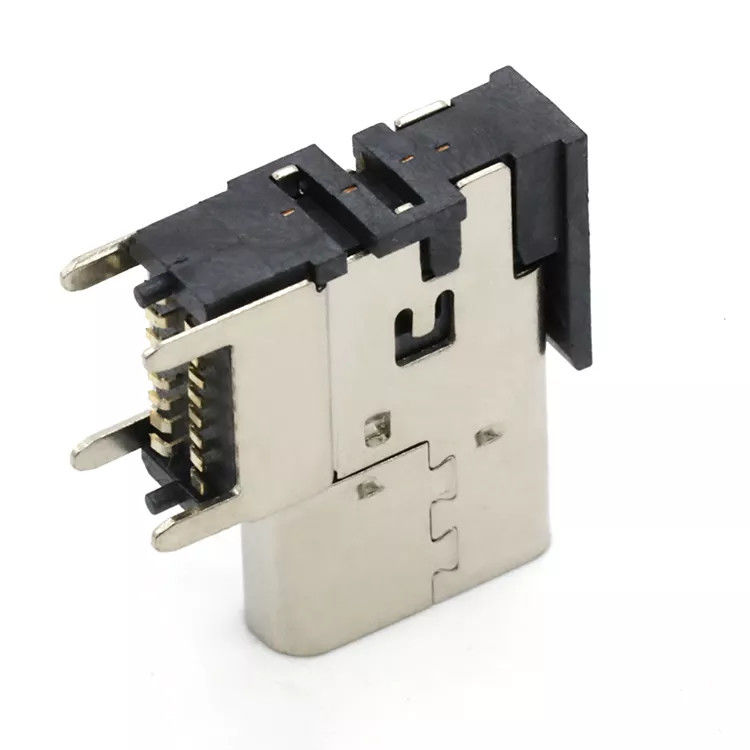 수직 USB 3.1 유형 C 커넥터 암 소켓 16Pin