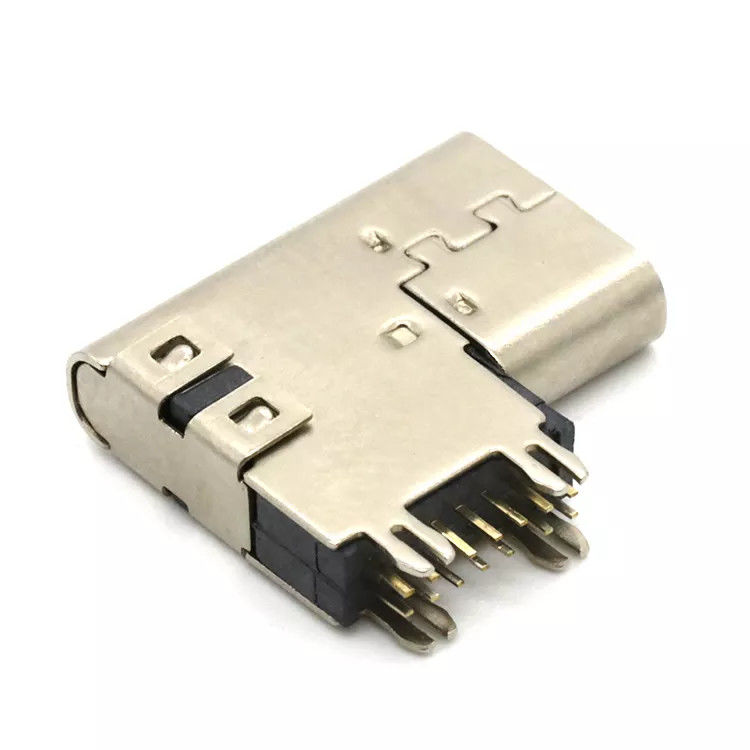 측면 삽입 14Pin 암 소켓 충전 포트 3.1 USB C PCB 커넥터 SMT 리셉터클