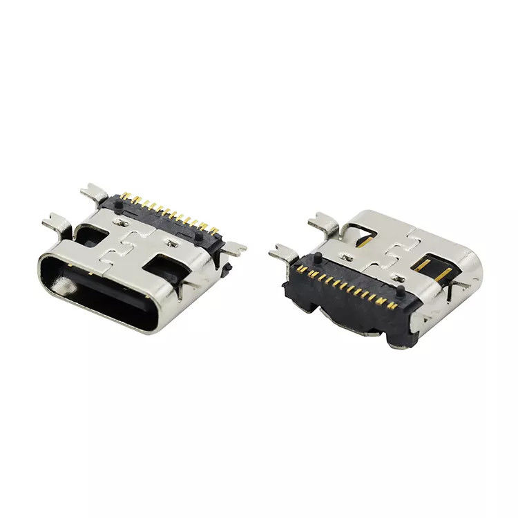 16Pin USB 3.1 가역 리셉터클 C 유형 암 소켓 커넥터 SMT