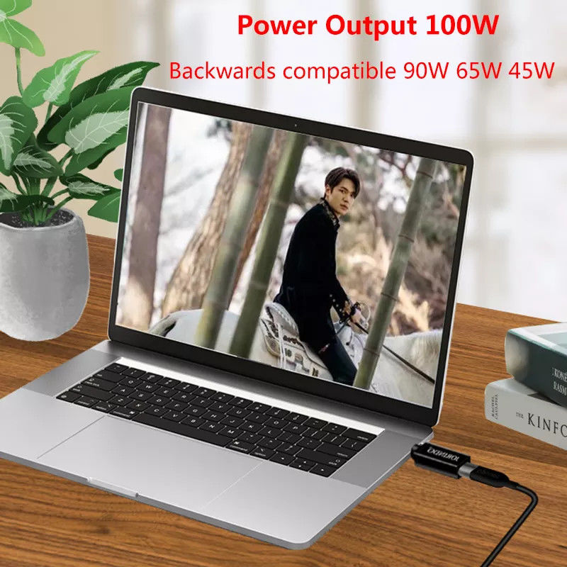100W USB 유형 C 암-DC 5.5x2.5mm 수 PD 커넥터 고속 고속 충전