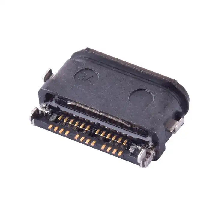 USB4.0 24핀 타입 C 커넥터 방수 IPX8 SMT 중부 장착 0.4mm