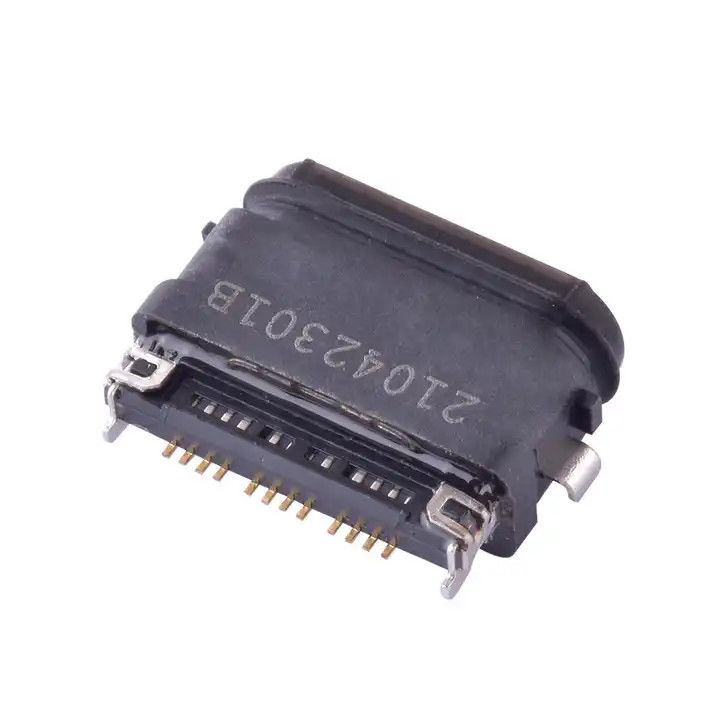 USB4.0 24핀 타입 C 커넥터 방수 IPX8 SMT 중부 장착 0.4mm