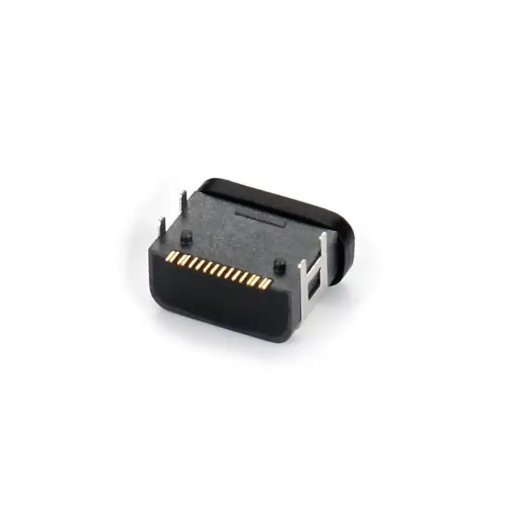 방수 포트 16pin USB 타입 C 여성 커넥터 SMT 4 핀 DIP 보드 소켓
