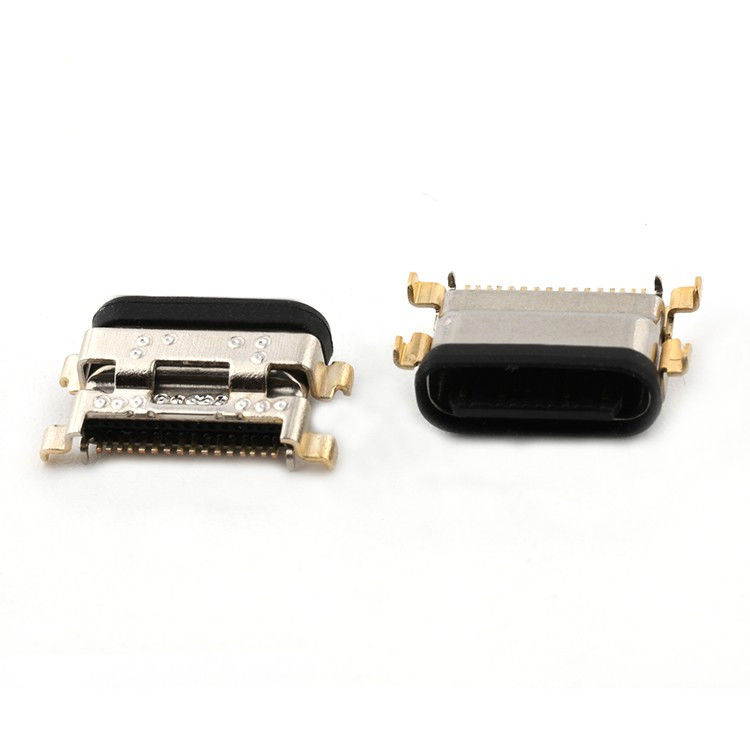 침몰 1.13mm 16Pin IPX8 방수 USB 타입 C 여성 소켓 커넥터