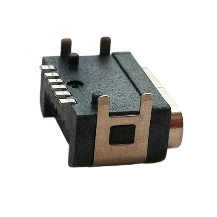 IP67 방수 USB 커넥터 6pin 수평 표면 장착 USB 타입 C 여성 커넥터