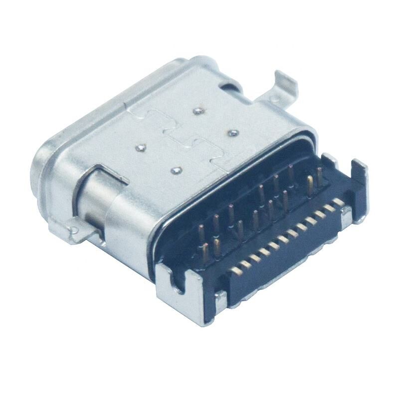 스마트 웨어러블 PCB 충전기 커넥터 솔더 타입 C용 24핀 3.1 방수 IPX7 USB C 커넥터