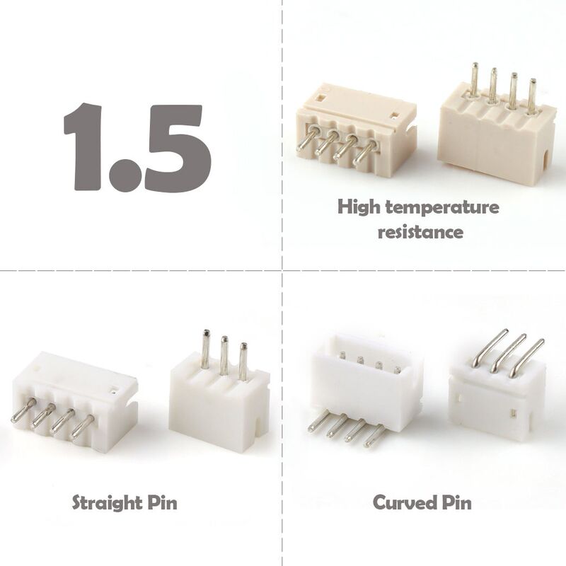 와이어 투 보드 커넥터 웨이퍼 모렉스 1.5 2.0mm 피치 ZH PH HY LCP 2.5mm 웨이퍼 커넥터