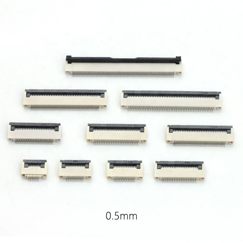 FPC 커넥터 수평 플립 잠금 ZIF 타입 H2.0mm 4-60핀 0.5mm 피치 FPC/FFC 커넥터
