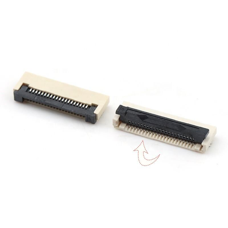 FPC 커넥터 수평 플립 잠금 ZIF 타입 H2.0mm 4-60핀 0.5mm 피치 FPC/FFC 커넥터