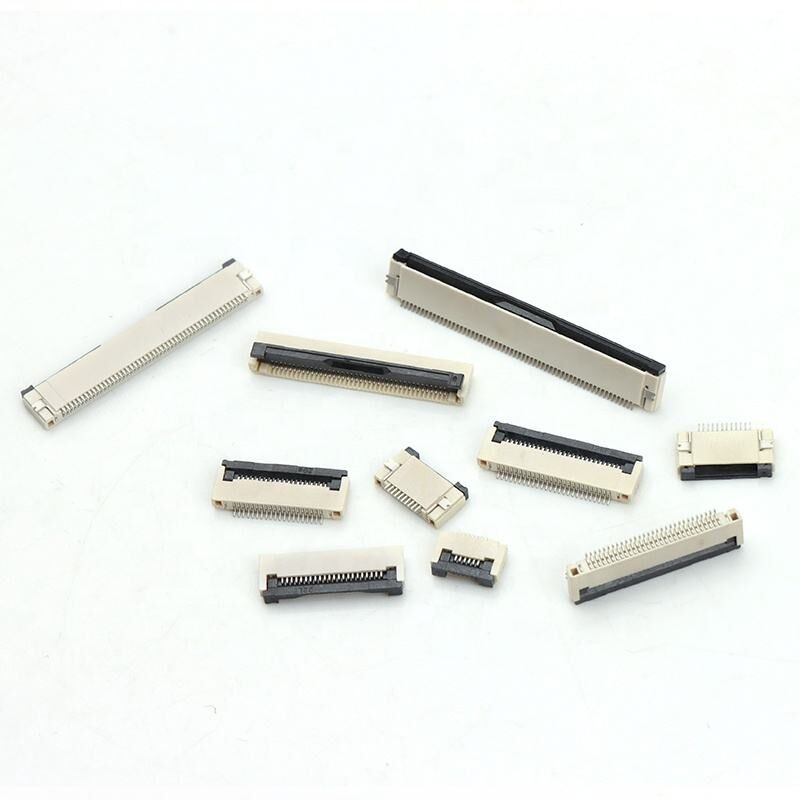 FPC 커넥터 수평 플립 잠금 ZIF 타입 H2.0mm 4-60핀 0.5mm 피치 FPC/FFC 커넥터