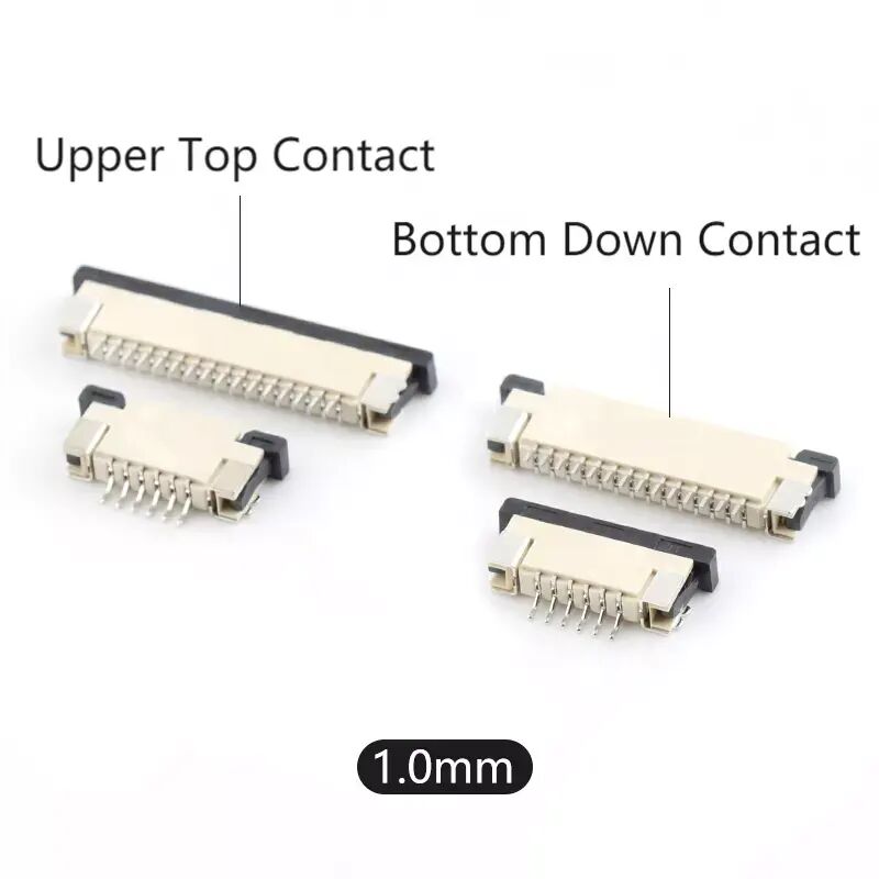 1.0mm FPC 커넥터 4-40핀 수평 SMT 타입 상단 접점 1.0 FPC 커넥터