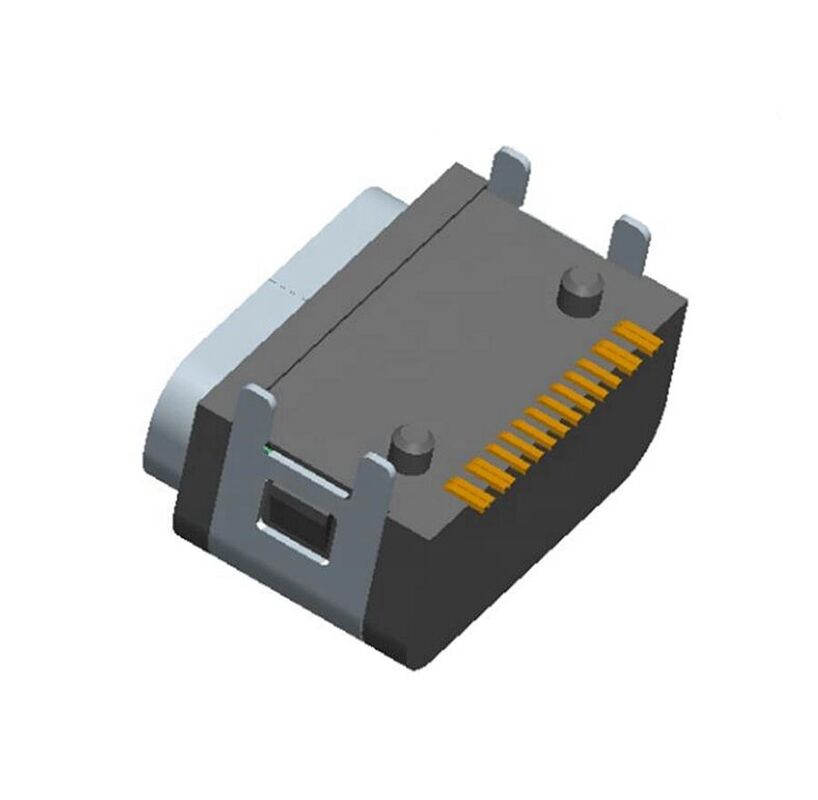 16pin USB 여성 커넥터 방수형 C 소켓 SMT IPX7