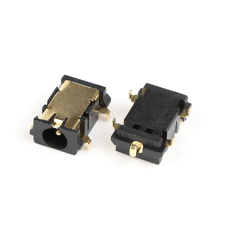 5핀 DC-058-1.3mm DIP 황동 접점 나일론 하우징 DC 전원 어댑터 플러그 암 잭