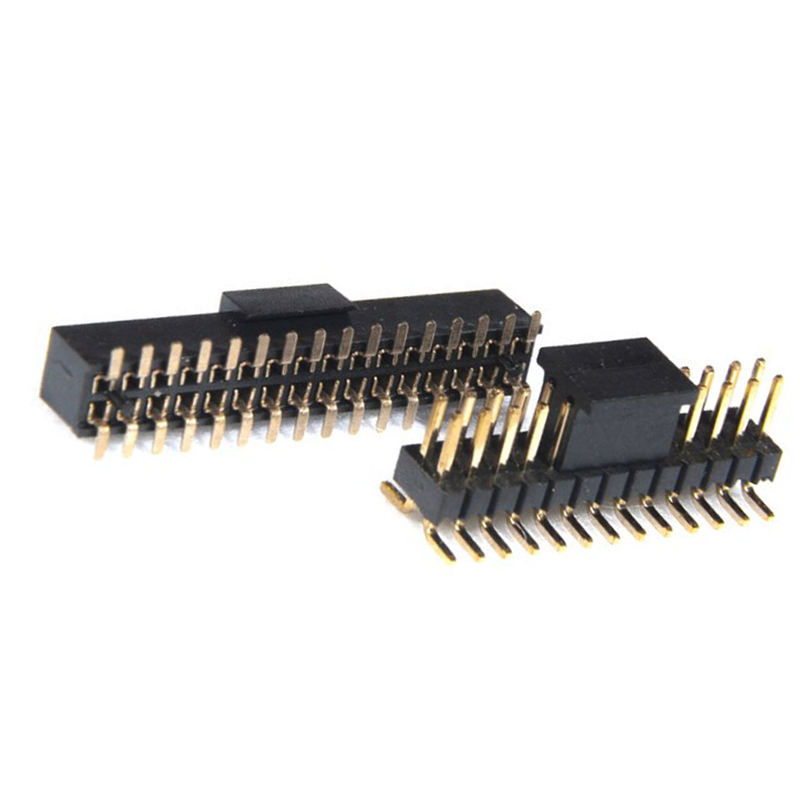 Press Fit Dual 6 8 20 Pin 2*14 2*3 5 Female 1mm 1.27mm 2mm 2.54mm Pitch Angle SMD/SMT Header Long Pin Header Male Connector