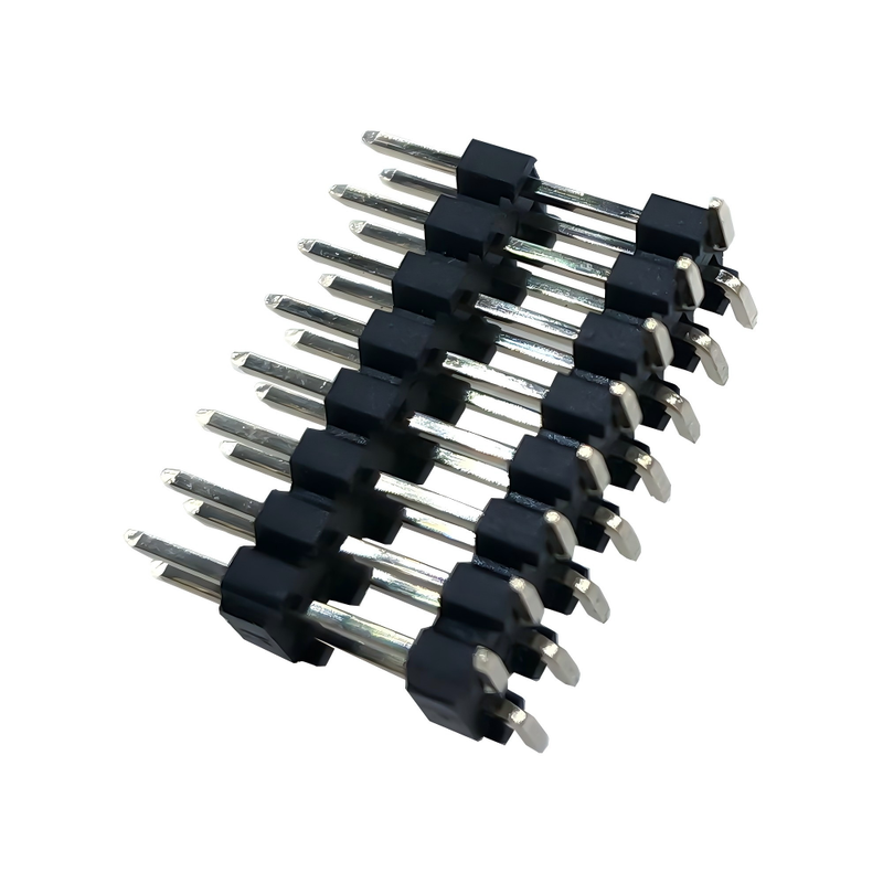 2.54mm Pitch Double Row Pin Header 남성 커넥터 SMT 타입