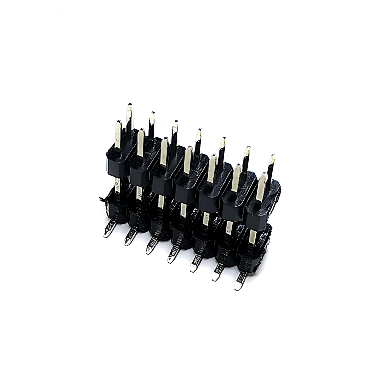 2.54mm Pitch Double Row Pin Header 남성 커넥터 SMT 타입