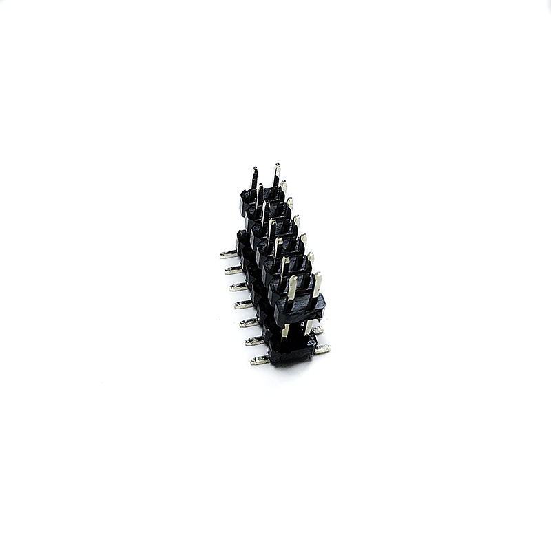 2.54mm Pitch Double Row Pin Header 남성 커넥터 SMT 타입