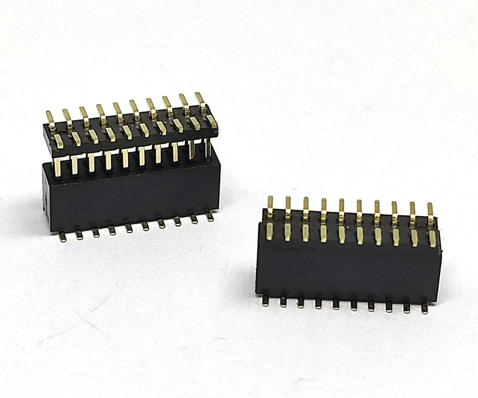 1.27mm 피치 20핀 암수 SMT 타입 PCB 소켓 핀 헤더