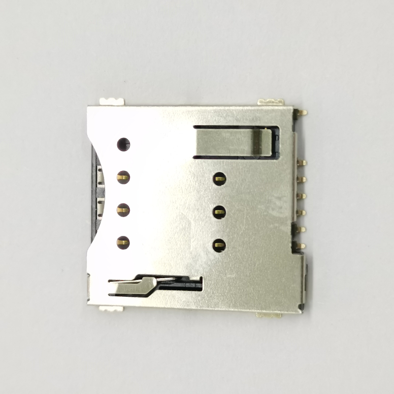 PCB 모바일 폰용 SIM 카드 홀더 푸시-푸시 타입 나노 마이크로 6핀 8핀 SIM 카드 커넥터
