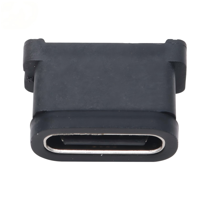 USB 3.2 Type-C 40 Gbps 방수 U4 소켓 24핀 SMT DIP PCB 암형 커넥터 금도금 스테인리스 스틸 5A 100V AC