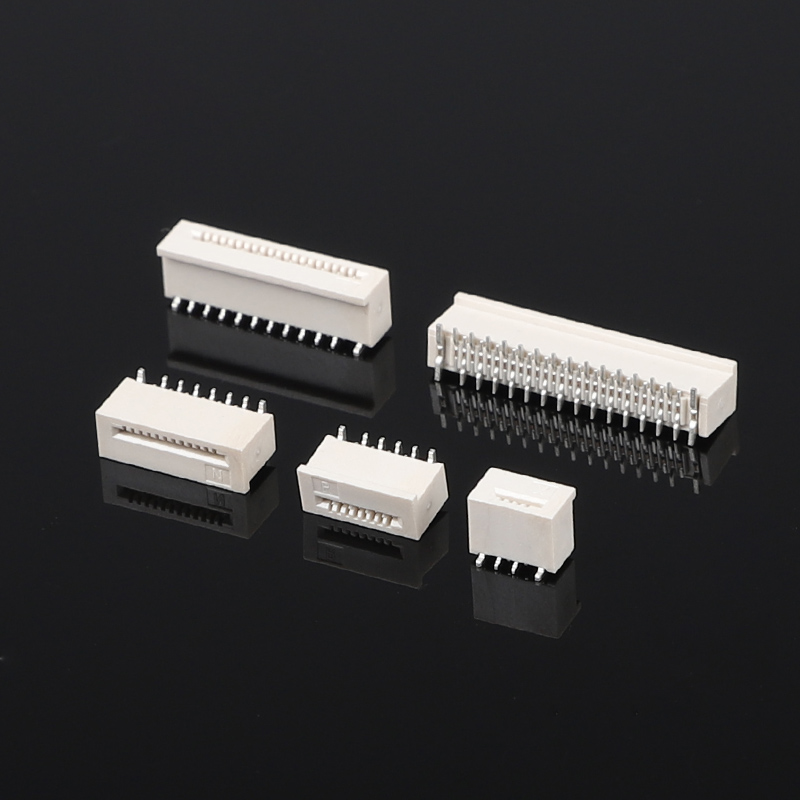 0.5mm 피치 수직형 언락 SMD 오정렬 방지 핀 FPC 플랫 와이어 소켓 플랫 플렉스 언락 플렉스 커넥터용 FFC/FFC 커넥터