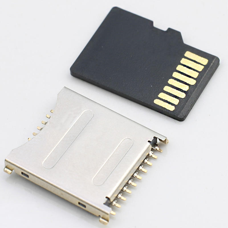 19 핀 3인1 마이크로 SD UHS II UFS 카드 커넥터 SMT 높이 1.6mm 스테인리스 스틸 USB 더 나은 가독성 검색 엔진