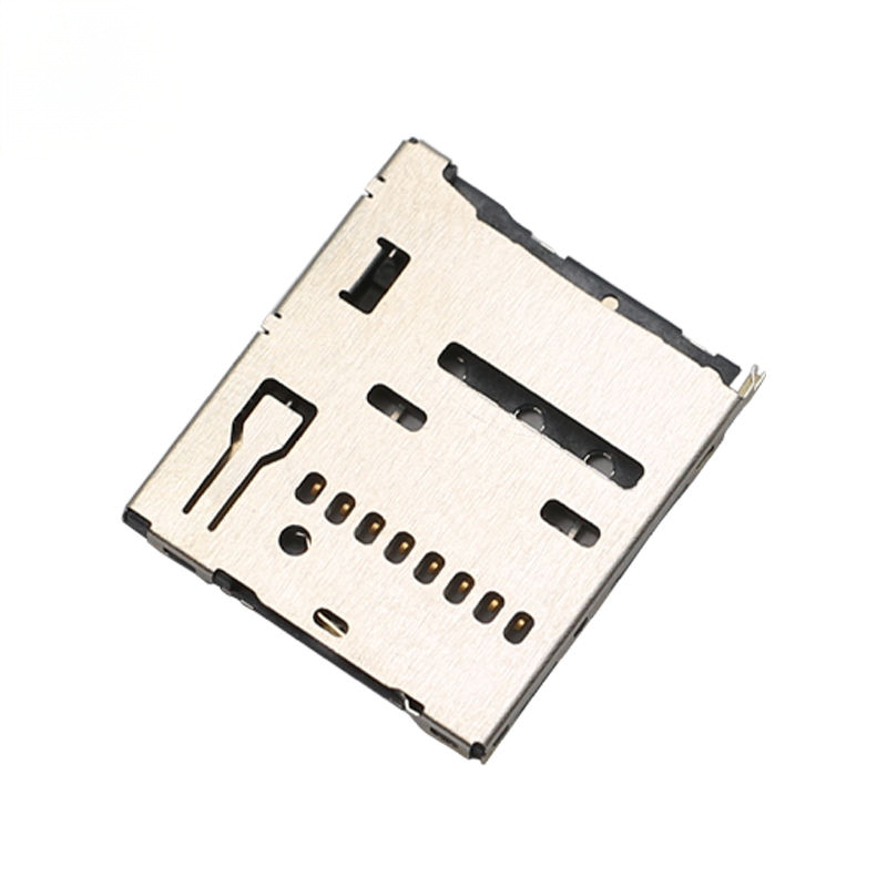 휴대폰 카메라용 PCB용 JAE ST11S008V4HR2000 푸시-푸시 타입 마이크로 SD 카드 커넥터 TF 카드 슬롯 교체