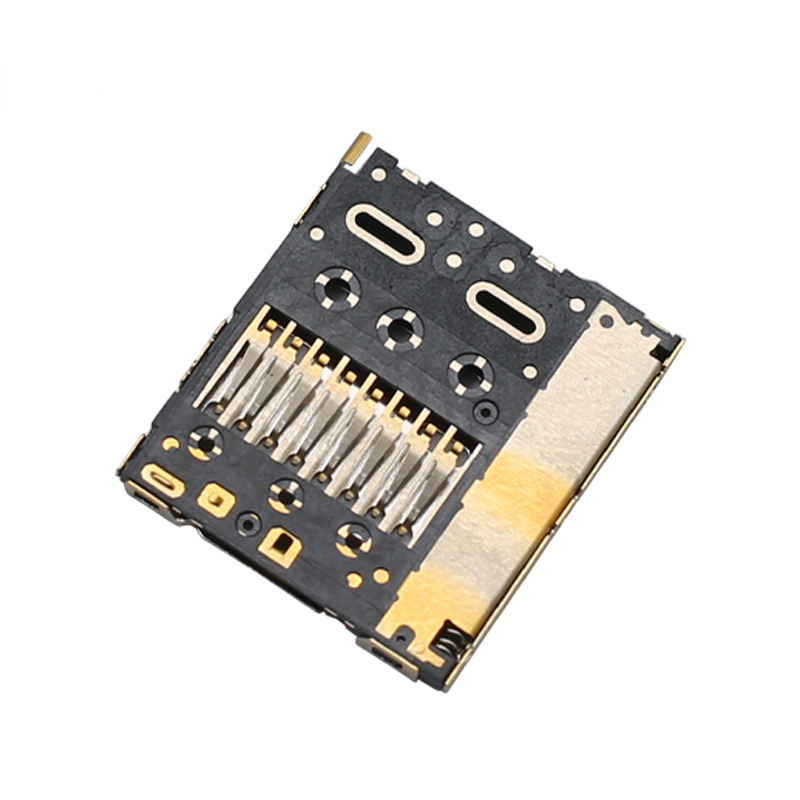 휴대폰 카메라용 PCB용 JAE ST11S008V4HR2000 푸시-푸시 타입 마이크로 SD 카드 커넥터 TF 카드 슬롯 교체