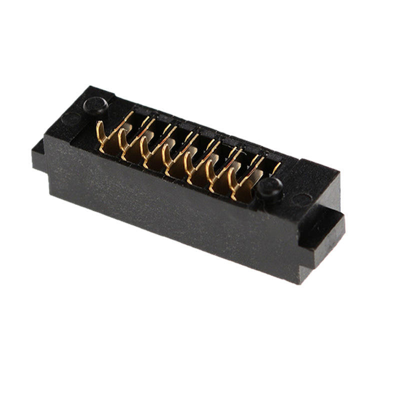 7핀 지문 잠금 배터리 홀더 커넥터 2.0mm 간격 삽입 블레이드 PBT 재료 인화 청동 접촉