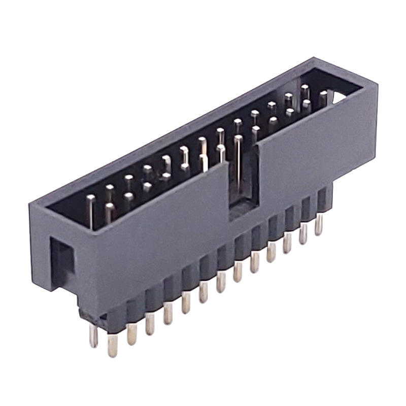 2.54mm 피치 검정색 2x5핀 박스 헤더 커넥터 DIP 2열 핀 소켓 맞춤형 헤더 및 와이어 하우징