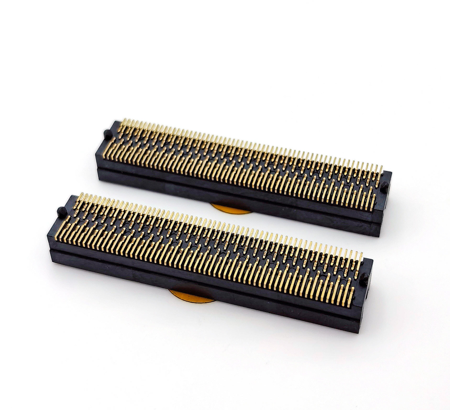 1.27mm 암 통신 커넥터 4x25P H5.08 SMT Y-타입 풀 골드 1u PCBA용