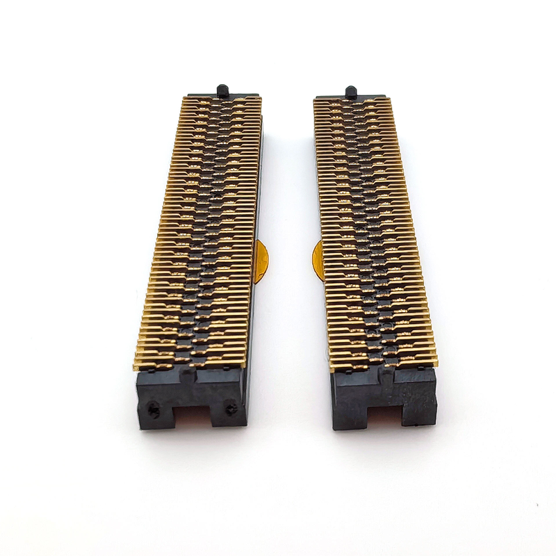 1.27mm 암 통신 커넥터 4x25P H5.08 SMT Y-타입 풀 골드 1u PCBA용