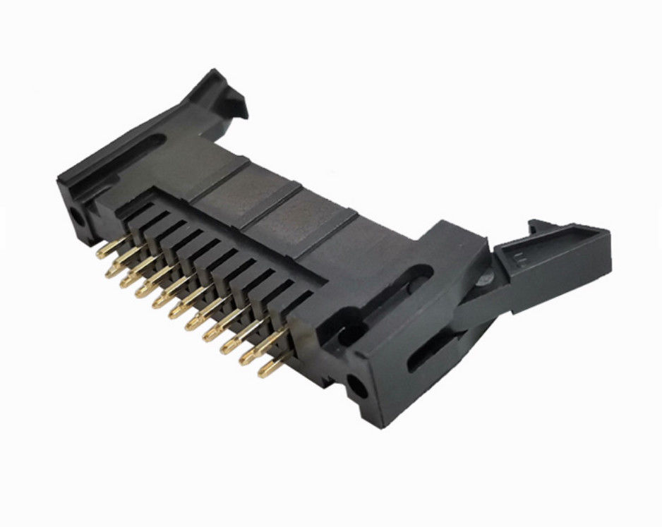 OEM UL94V-0 긴 귀 이젝터 슈라우드 헤더 커넥터 DIP 스트레이트 유형