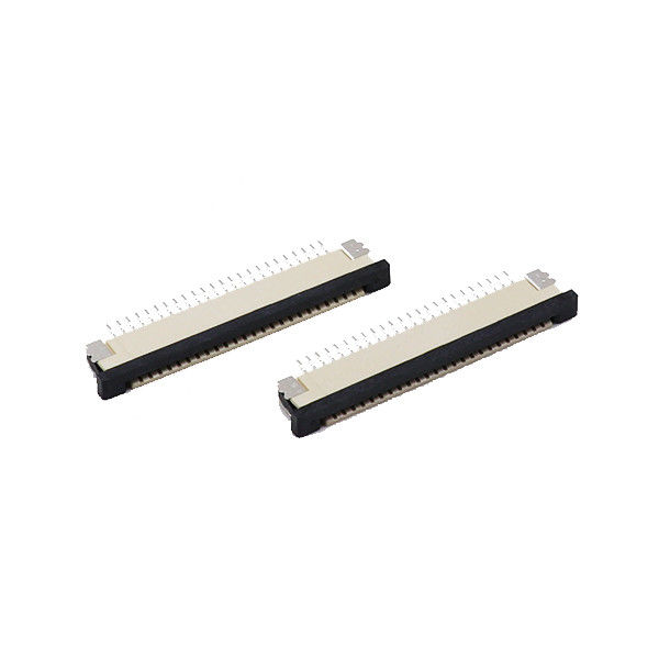 FFC FPC 가동 가능한 평면 케이블 연결관 H2.5mm 최고 접촉 12/16/20 핀