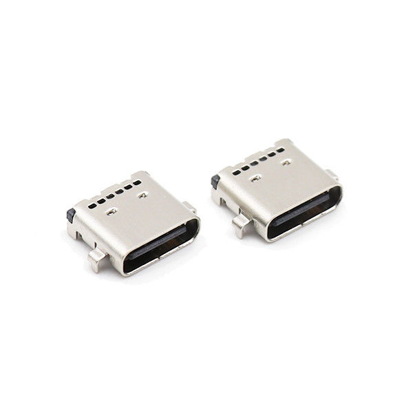 싱킹 유형 SMT USB 암 유형 C 커넥터 USB 유형 C 24 핀 소켓