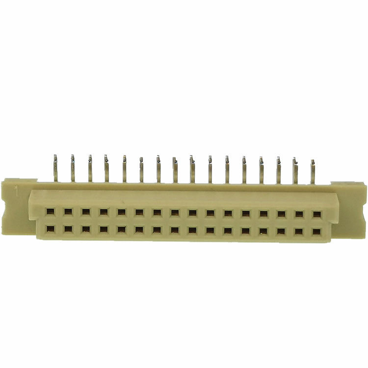 정각 Din41612 PCB 2.54mm 가려진 헤더 커넥터 남성 2*16 핀