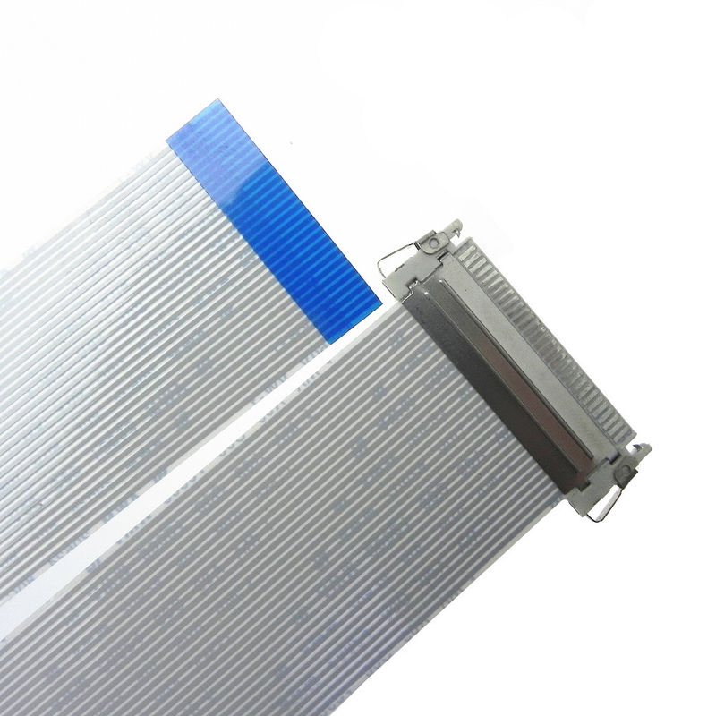 FI-X30HL 1.27mm 50 핀 Lvds FFC LCD Displayer용 평면 잠바 케이블 리본 케이블