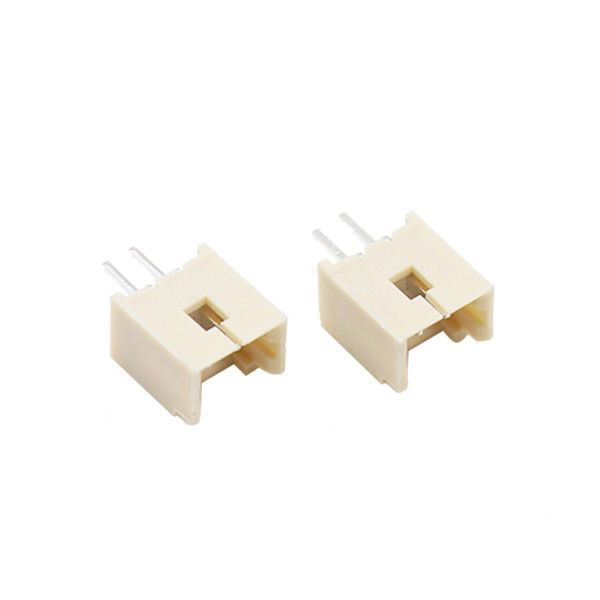 PBT 바 1.25mm 피치 웨이퍼 박스 커넥터 황동 접점 2 핀 암 헤더