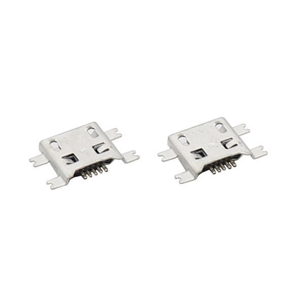 싱크 유형 패널 마운트 마이크로 USB 여성 충전 소켓 커넥터 1.17mm SMT