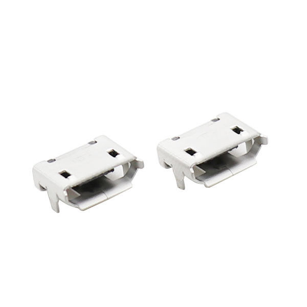 플랜지를 가진 LCP 플라스틱 자석 마이크로 USB 연결관 유형 B 5 핀