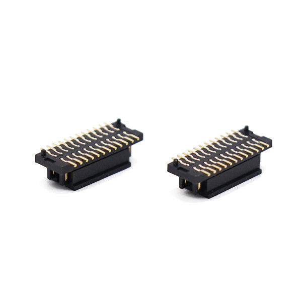 얇은 간격 0.8mm 피치 PCB BTB 연결관 두 배 줄 핀 우두머리 SMT 유형
